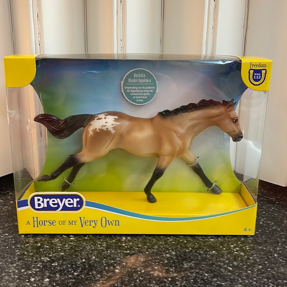 Breyer buckskin blanket Appaloosa. New in box.